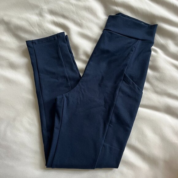 Live The Process Side Pocket Leggings - Navy - Size Medium - Picture 1 of 8